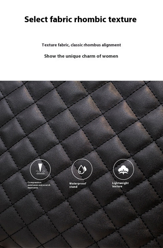 Bolso Bandolera Mujer Capacidad Grande Diseño Rombo Cadena Premium - Image 19