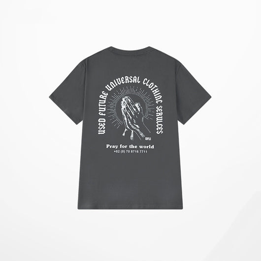 Camiseta Negra Estampado Cartoon Funeral - Image 10