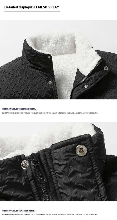 Abrigo Acolchado Yurong de Algodón Grueso - Estilo Casual Trendy - Image 11