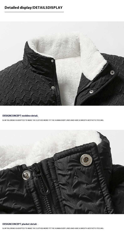 Abrigo Acolchado Yurong de Algodón Grueso - Estilo Casual Trendy - Image 11