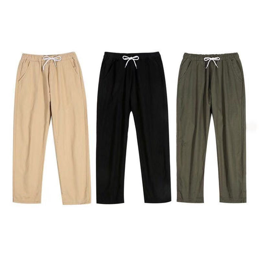 Overoles Casuales Coreanos para Hombre de Color Puro Coordinable - Image 2