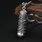 Dije Buda Plata 925 Patrón Dragón Tenglong - Colgante Espiritual Artesanal