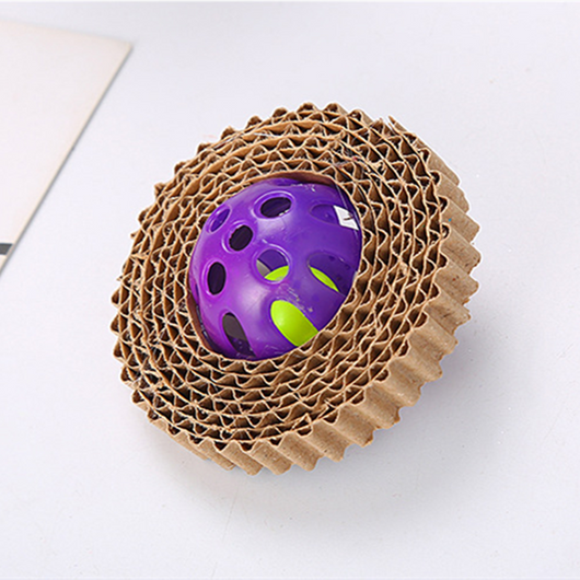 Juguete Interactivo para Gatos - Pelota con Papel Corrugado - Image 16