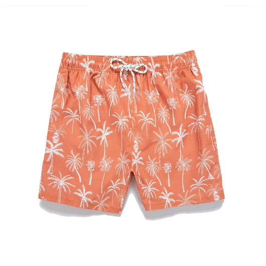 Pantalones Cortos Hombre Estampado Coco - Bermudas Sueltas Cordón Playa Vacaciones - Image 4