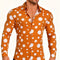 Camisa de Manga Larga con Lunares para Adolescentes y Hombres