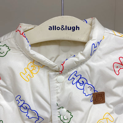 Chaleco Acolchado Infantil con Letras Estampadas - Image 8