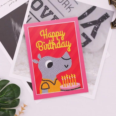 Tarjeta de Navidad con Pintura de Diamantes Creativa - Image 8