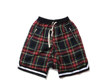 Shorts de tartán escocés con costuras reforzadas - Image 6