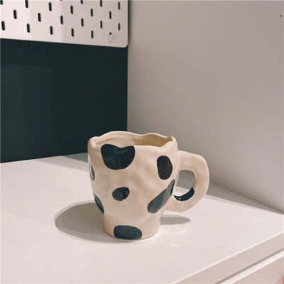 Taza Desayunera Artesanal Pintada a Mano con Flores Irregulares - Image 7