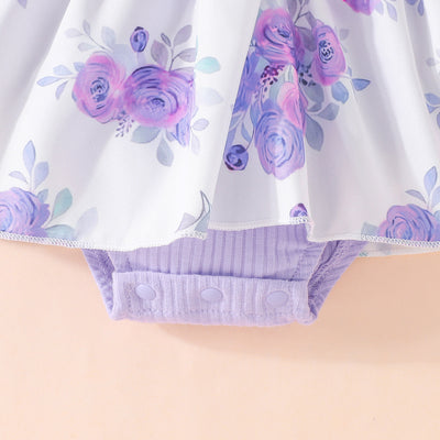 Vestido de Bebé Triangular Estampado Floral - Image 16
