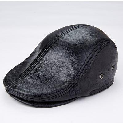 Boina de Cuero Genuino para Hombre con Protección para Orejas - Image 3