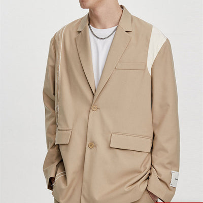 Blazer Casual Khaki para Hombre - Corte Moderno y Versátil - Image 3