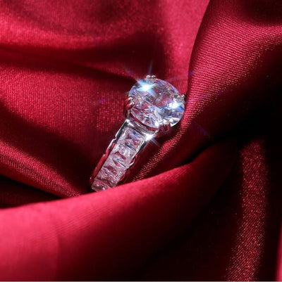 Anillo de Diamante Zirconio Octava Dramática - Image 2
