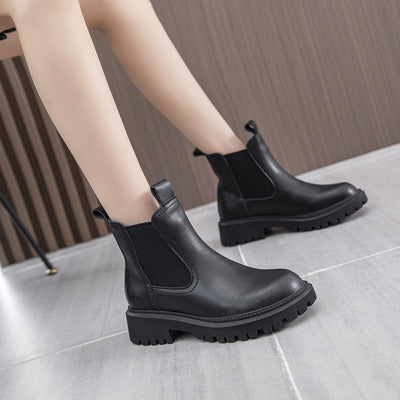 Botas Martin Gruesas para Mujer Talla Grande - Estilo Corto - Image 9