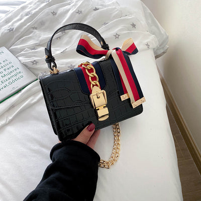 Bolsa Cuadrada Portátil con Patrón de Piedra - Image 10