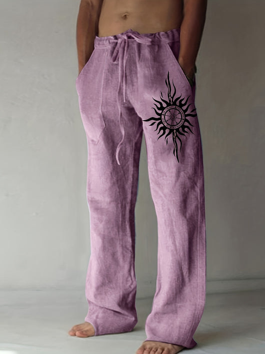 Pantalones Holgados de Pierna Ancha para Hombre - Comodidad Diaria - Image 13