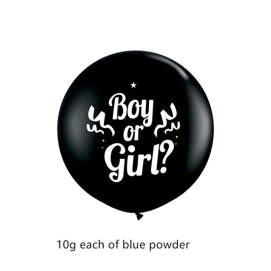 Globo Gigante 36 Pulgadas Niño o Niña - Látex Negro Premium - Image 4