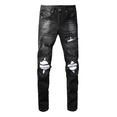 Jeans Vintage Rotos Estilo Americano Casual Unisex - Image 2