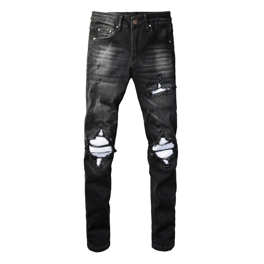 Jeans Vintage Rotos Estilo Americano Casual Unisex - Image 2