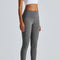 Calça Legging Yoga Nude Peach Cintura Alta com Efeito Empina Bumbum Feminina