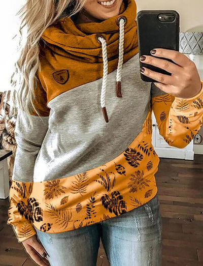 Sudadera con Capucha de Lana Polar con Costuras Decorativas - Image 3