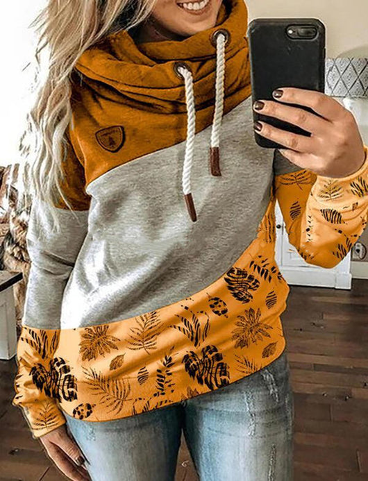 Sudadera con Capucha de Lana Polar con Costuras Decorativas - Image 3