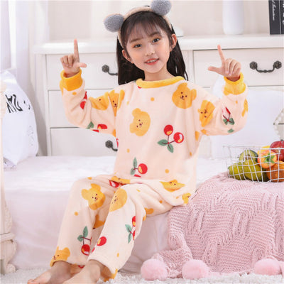 Pijama Infantil de Invierno para Niñas con Forro de Terciopelo - Image 14