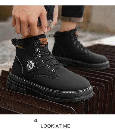 Botas Casuales Vintage para Hombre - Estilo Versátil - Image 18