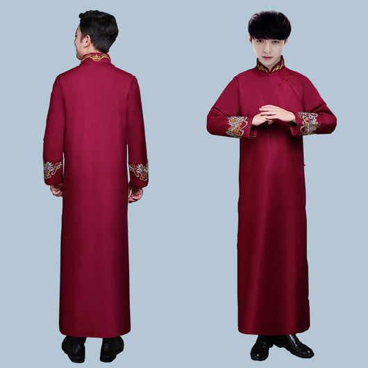 Traje Tang Hanfu Tradicional Chino para Hombre - Estilo Nupcial - Image 7