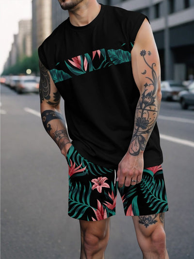 Conjunto Deportivo Hombre con Estampado de Letras - Image 13