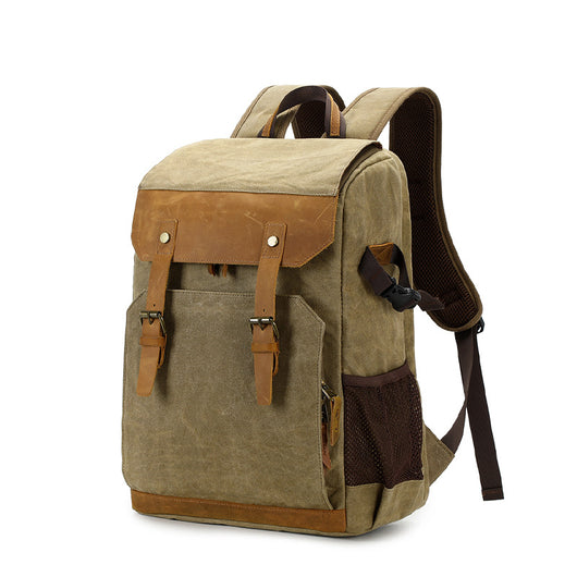 Mochila de Lona para Cámara - Bolso Casual Versátil para Viajes - Image 2