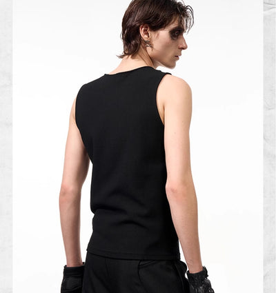 Chaleco Deportivo Hombre Verano Blanco Calado Transpirable - Image 12
