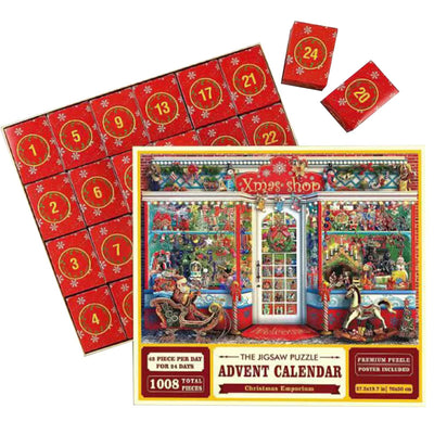 Calendario Adviento Navideño 24 Casillas con Puzzle de 1008 Piezas - Image 5