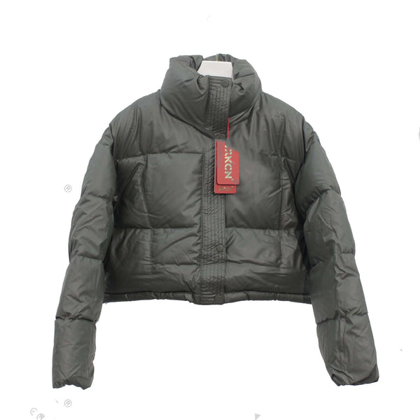 Chaqueta Acolchada Mujer Cuello Alto Corta Premium