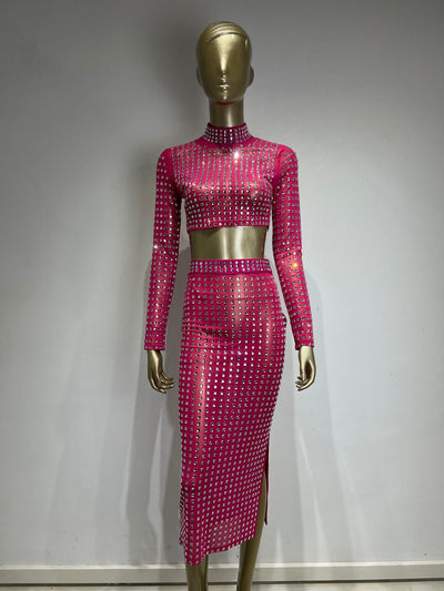Falda Ajustada con Remaches para Mujer - Conjunto de Moda Hot Girl - Image 8