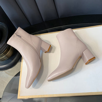 Botas Martin de Tacón Grueso Versátiles para Mujer - Image 7