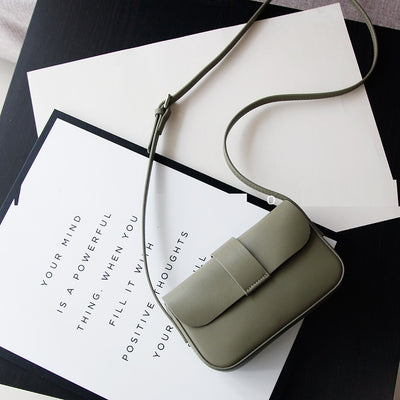 Bolsa Cuadrada Minimalista de Cuero para Celular - Image 14