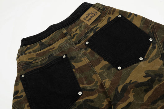 Shorts Cómodos Camuflaje Unisex Corte Relajado - Image 5