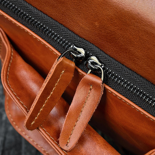Bolsa de Cuero Genuino para Laptop con Gran Capacidad - Image 12