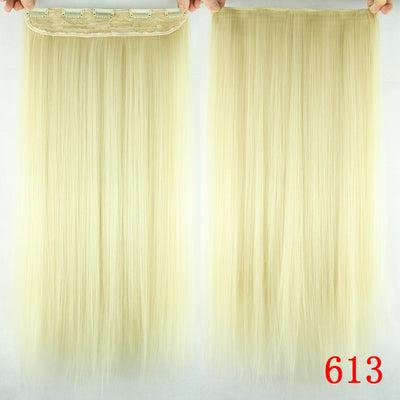 Peluca de un clip con cinco extensiones de cabello sintético - Image 9