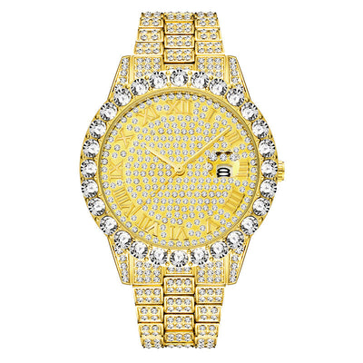 Reloj Hip Hop para Hombre con Cristales Brillantes