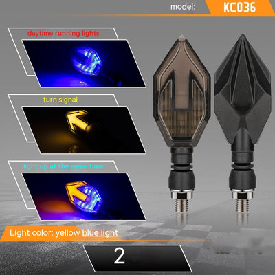 Luces Direccionales LED de Doble Color para Moto con Guía de Luz en Flecha - Image 5