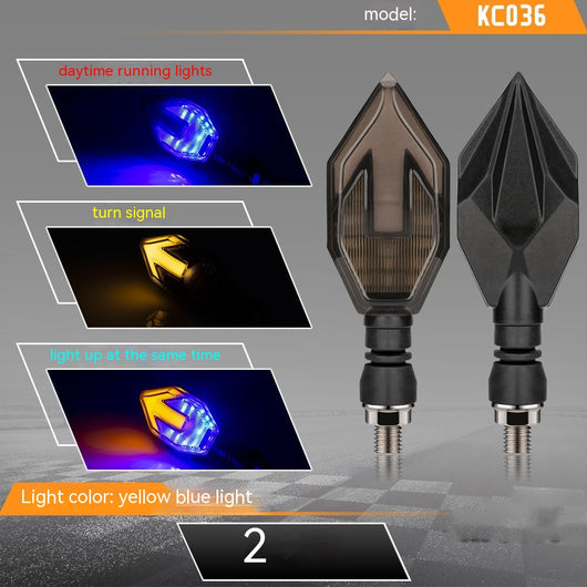Luces Direccionales LED de Doble Color para Moto con Guía de Luz en Flecha - Image 5