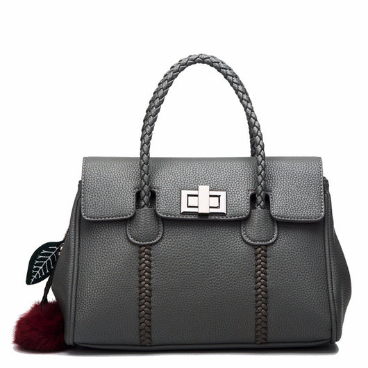Bolso de Cuero con Patrón Lichi - Elegancia y Funcionalidad - Image 6