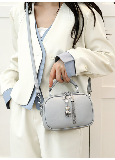 Bolso Cuadrado Pequeño con Costura Decorativa para Mujer - Image 31