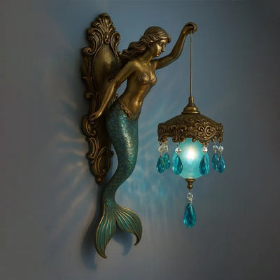 Lámpara de Pared Mitología Sirena Marina