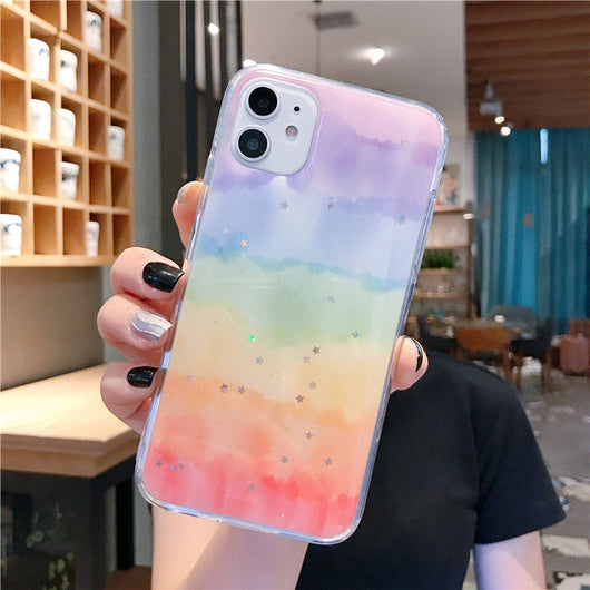 Funda iPhone 12 Pro Max Efecto Arcoíris con Resina Epoxi - Image 4