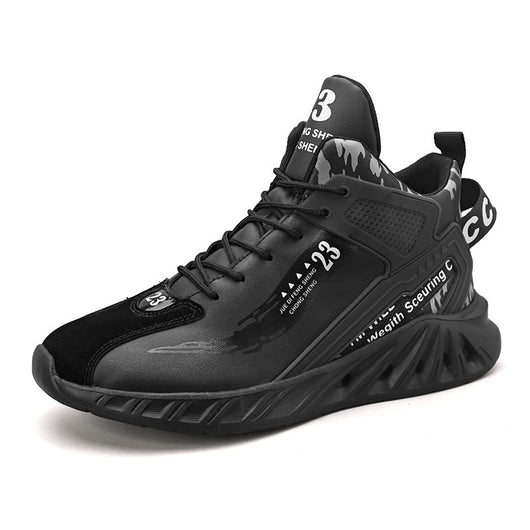 Tenis Plataforma Cuero Impermeables Mid-Top - Image 3