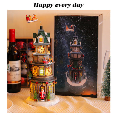 Caja de Música Giratoria Luminosa con Luz Nocturna para Niños - Image 13