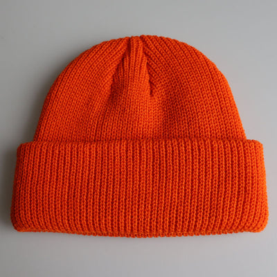 Gorro de Lana Tejida con Detalle de Cuero Melón para Hombre y Mujer - Image 10